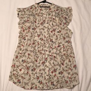 Zara Floral Top. Size S